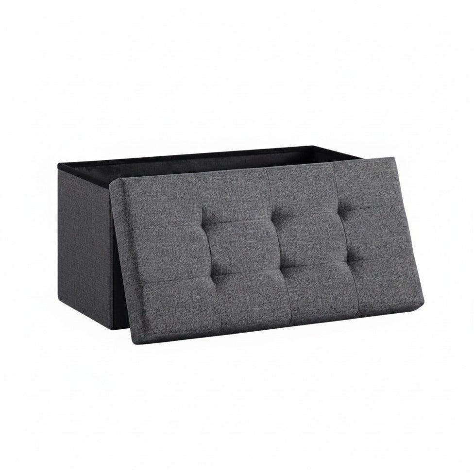 Baúl Gris con Almacenaje