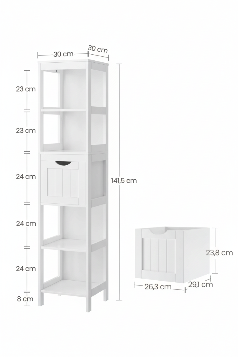 Mueble de baño con cajones