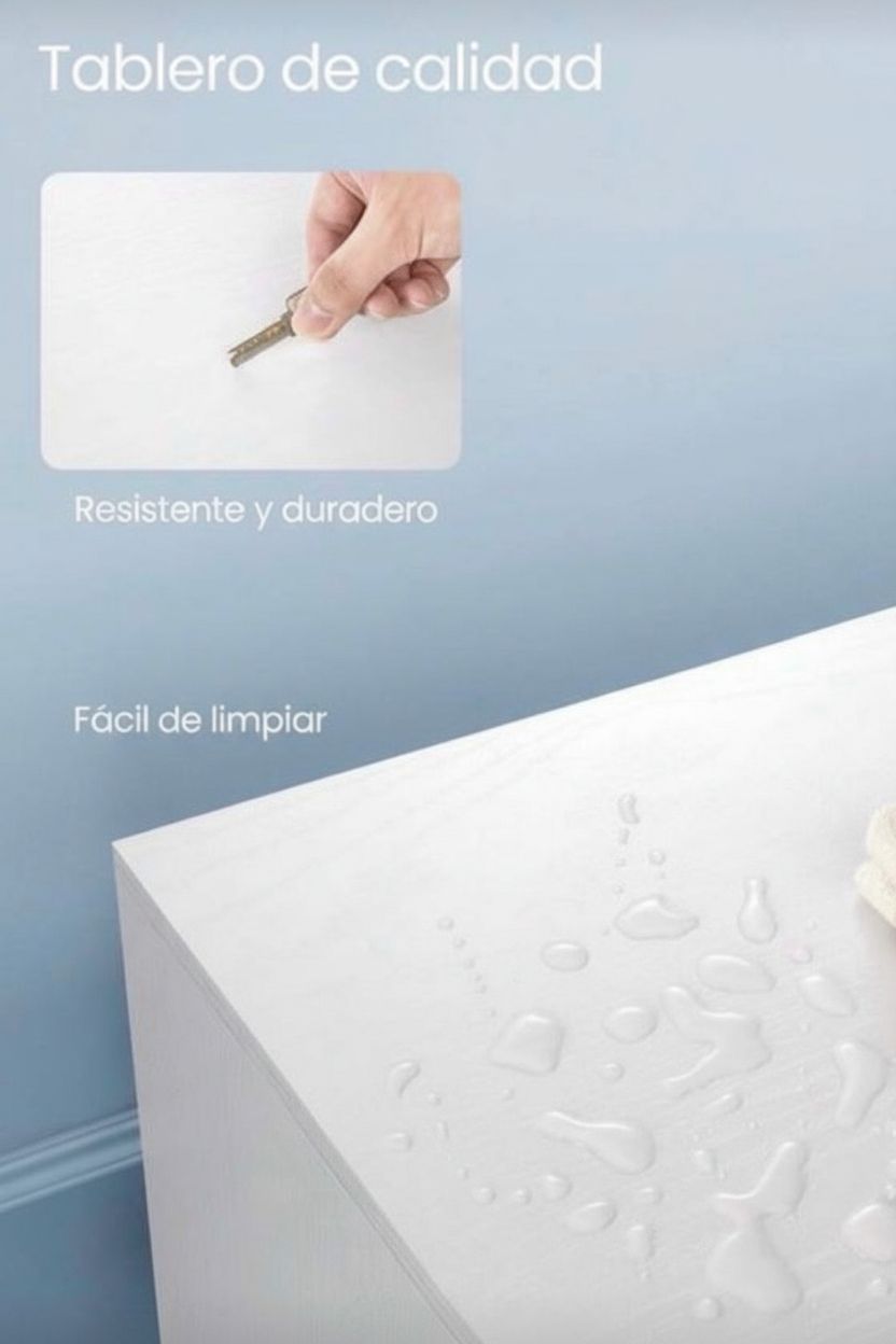 Mueble TV Escandinavo Blanco