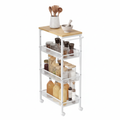 Carrito Organizador con Ruedas – 4 Estantes