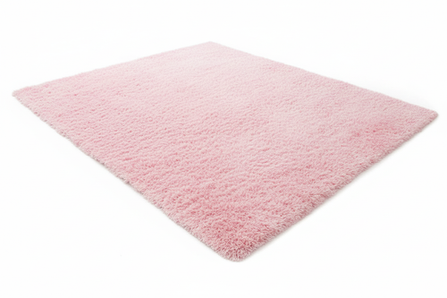 Alfombra Shaggy Rosa