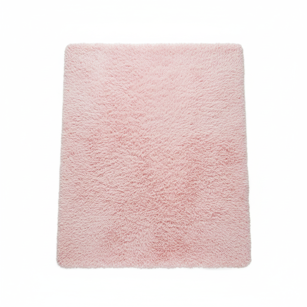 Alfombra Shaggy Rosa
