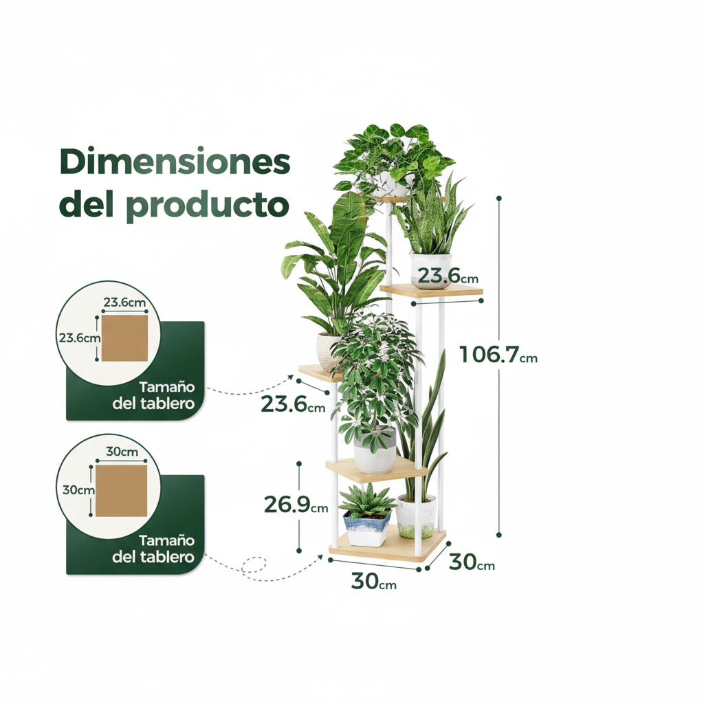 Estantería para Plantas - Vista 3