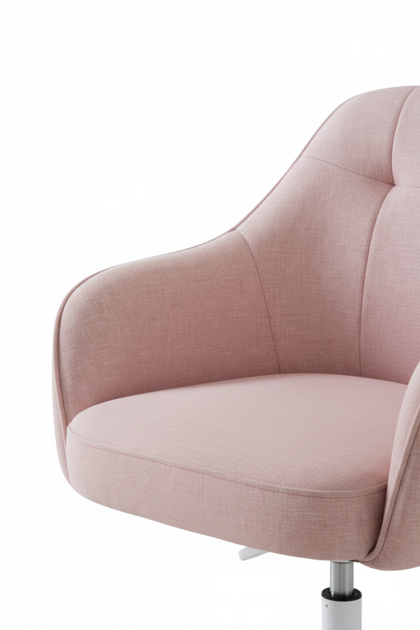 Silla de escritorio giratoria rosa