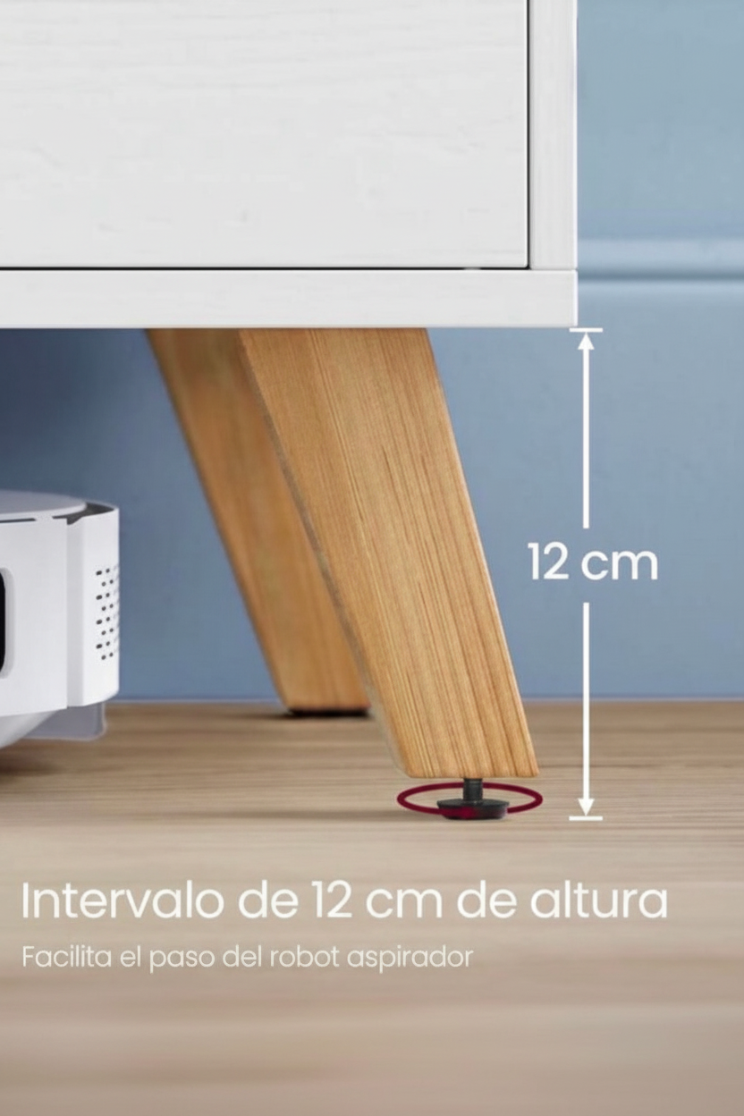 Mueble TV Escandinavo Blanco